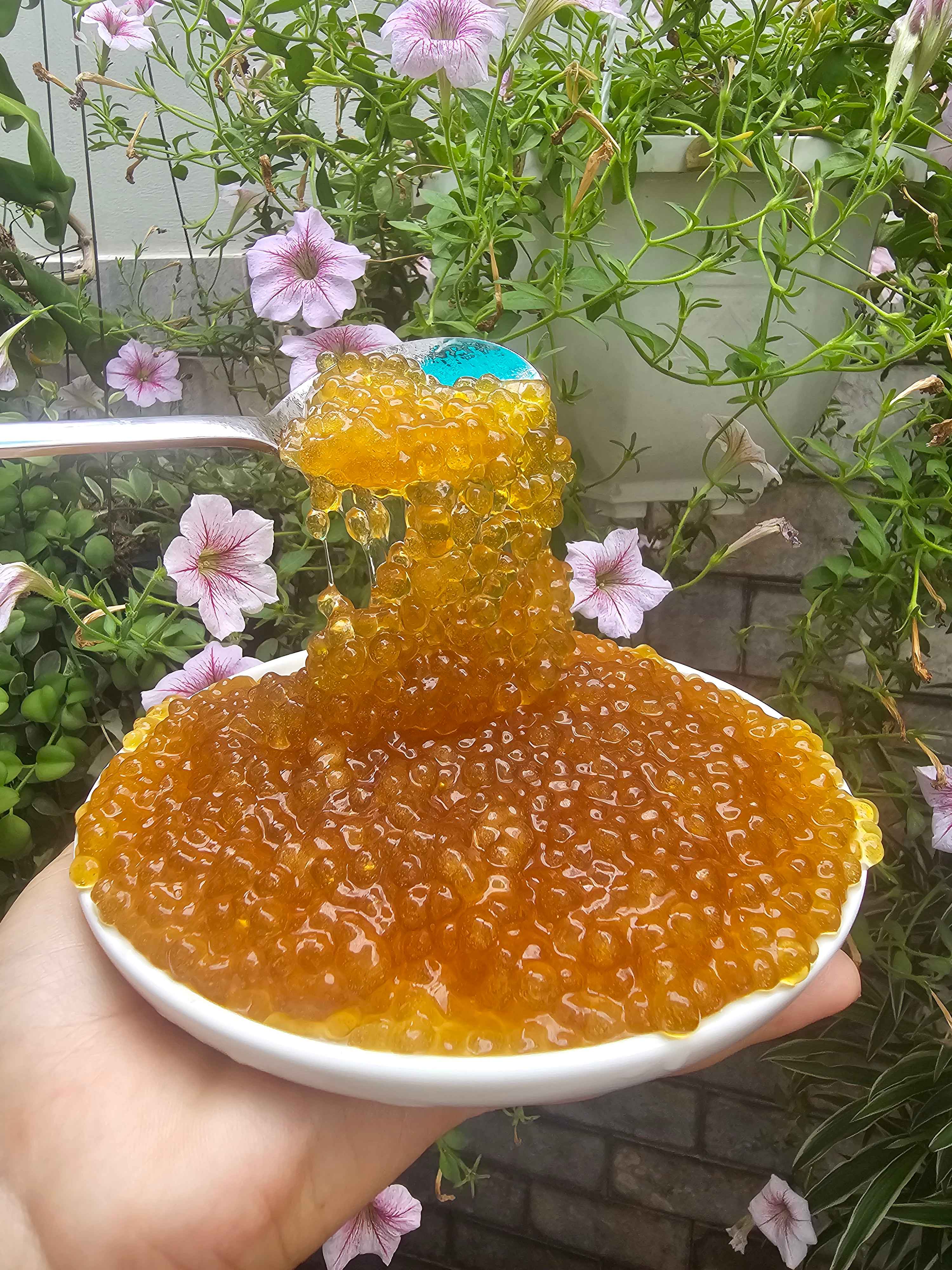 Trân châu Mini HOÀNG KIM Đặc Biệt Long Phú gói 1kg - Size mini (hạt tiêu) 1.2li - Không có vị ngọt