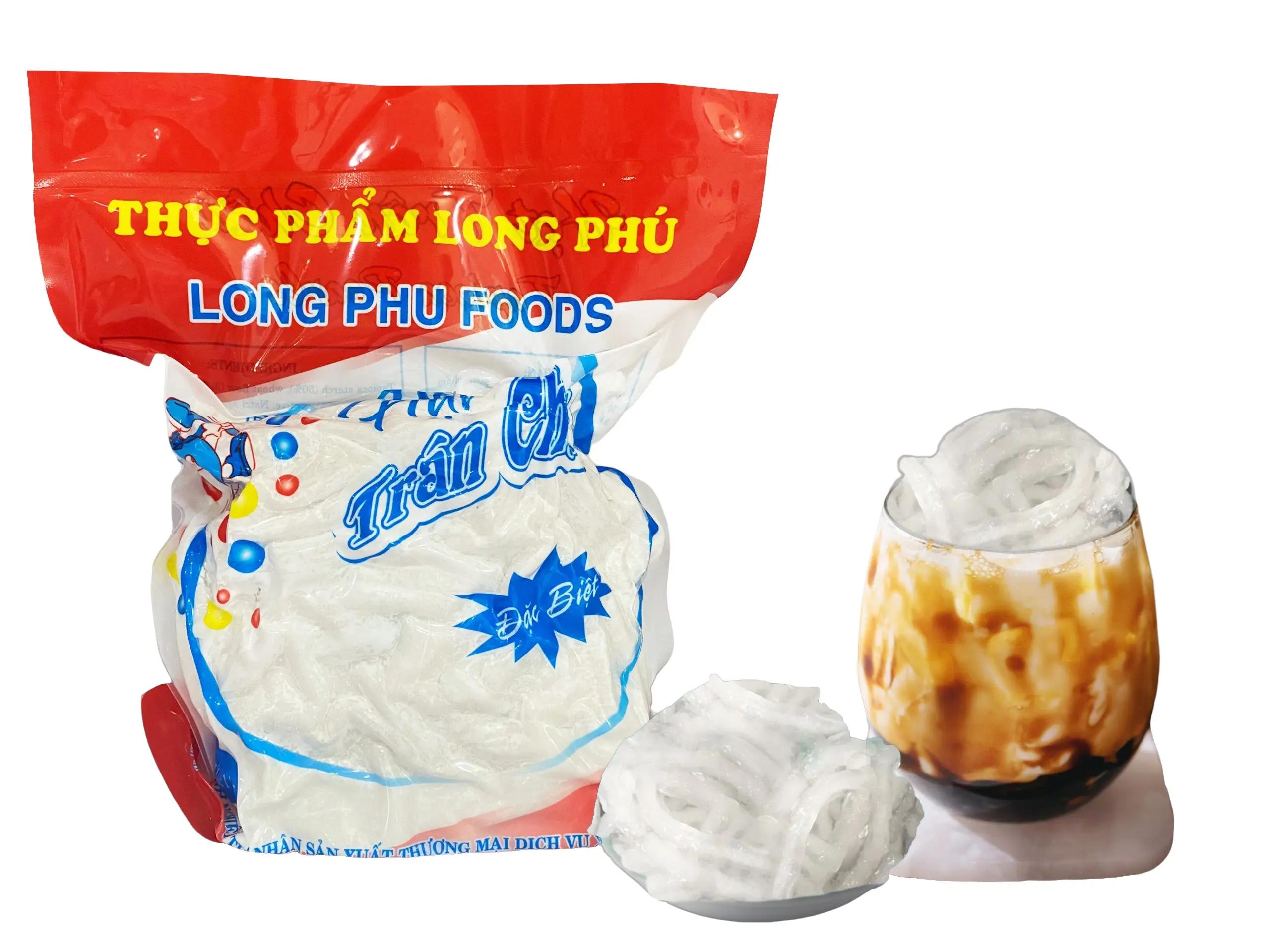 [Longphufoods] Trân châu Sợi nhuyễn (size nhỏ) LONG PHÚ gói 1kg Topping dẻo thơm dai ngon từng sợi trân  châu