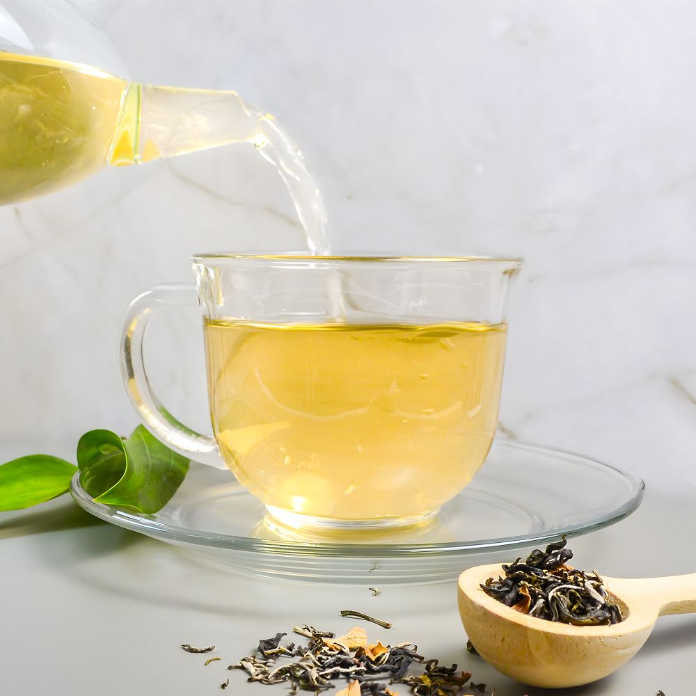 [Trà Xá Cao Cấp] LỤC TRÀ Hương Lài Thượng hạng Long Phú Hộp Xanh Lá 200gr (20 gói*10gr) - Trà Thượng Hạng - Ngát hương Trà xanh thiên nhiên cùng với hương hoa Lài thơm ngon