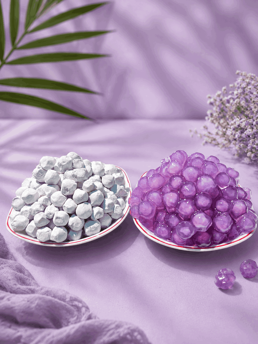 Trân châu KHOAI MÔN Đặc Biệt Long Phú gói 1kg - Size Trung Truyền thống - Không có vị ngọt