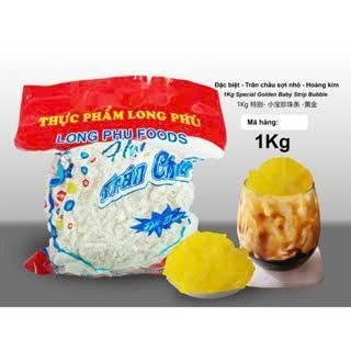 [Longphufoods] Trân châu Sợi nhuyễn (size nhỏ) LONG PHÚ gói 1kg Topping dẻo thơm dai ngon từng sợi trân  châu