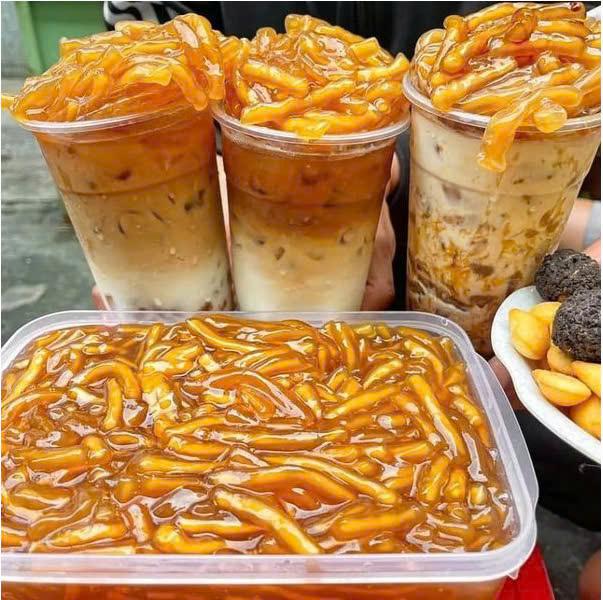 [Longphufoods] Trân châu Sợi nhuyễn (size nhỏ) LONG PHÚ gói 1kg Topping dẻo thơm dai ngon từng sợi trân  châu
