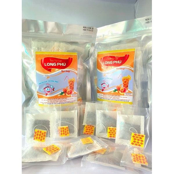 Set Trà Đào Túi Lọc LONG PHÚ 50 gói