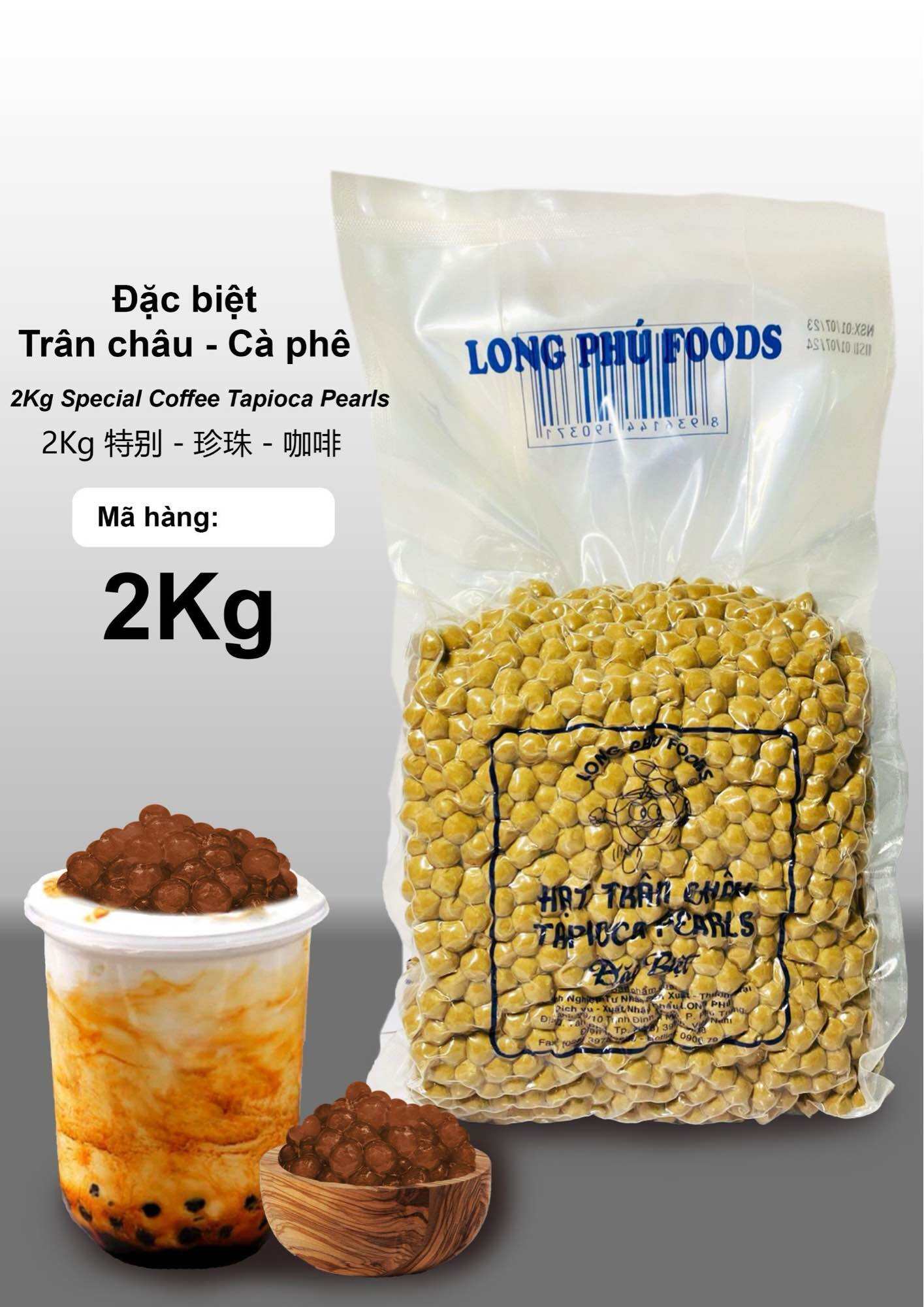Trân Châu Đặc Biệt hương Cà Phê gói 2kg
