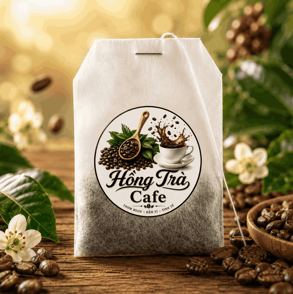 Hồng Trà Hương CAFE Túi Lọc MINI 2gr Long Phú – Gói 60gr (30 gói × 2gr, Thơm Hương Cafe, Đậm Vị Trà)