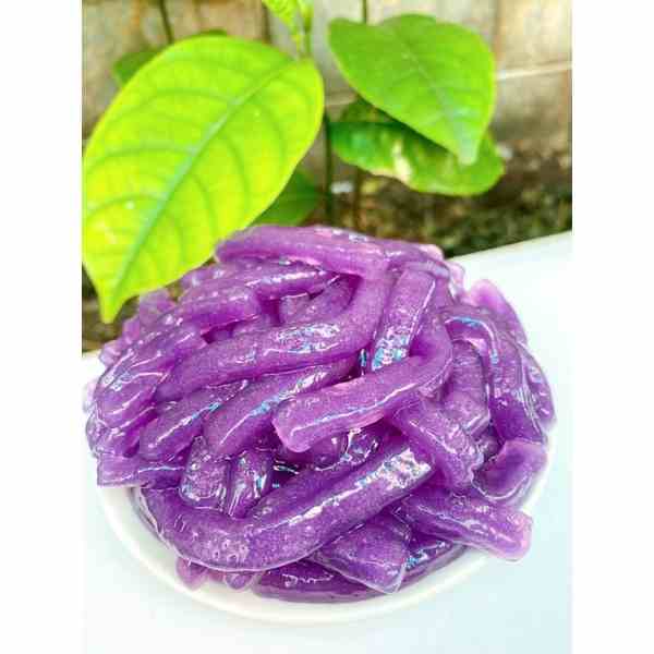 Trân châu Sợi Hương KHOAI MÔN Đặc Biệt Long Phú gói 1kg - Size Sợi Trung - Không có vị ngọt