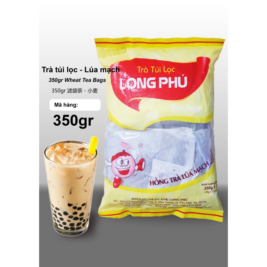 Hồng Trà Lúa Mạch LONG PHÚ gói 350gr