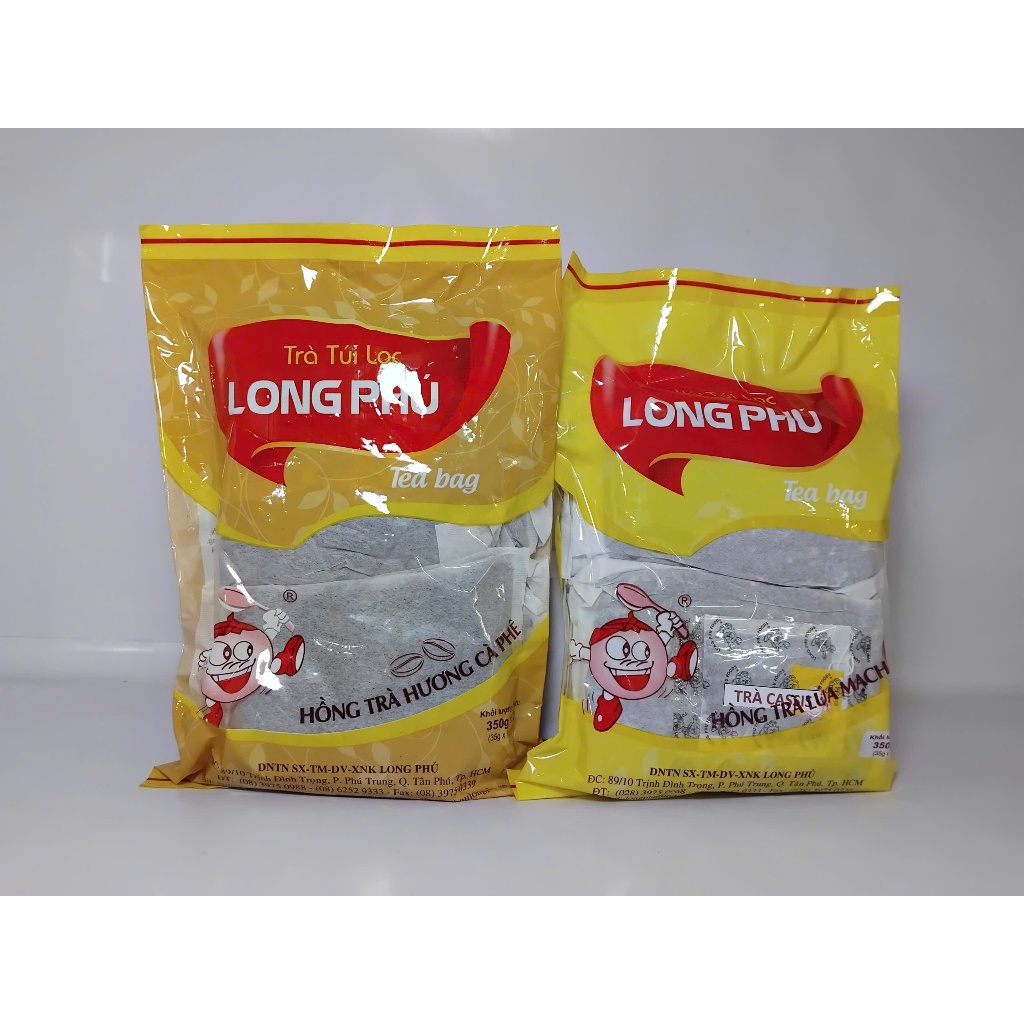 Trà túi lọc hương cà phê LONG PHÚ gói 350gr