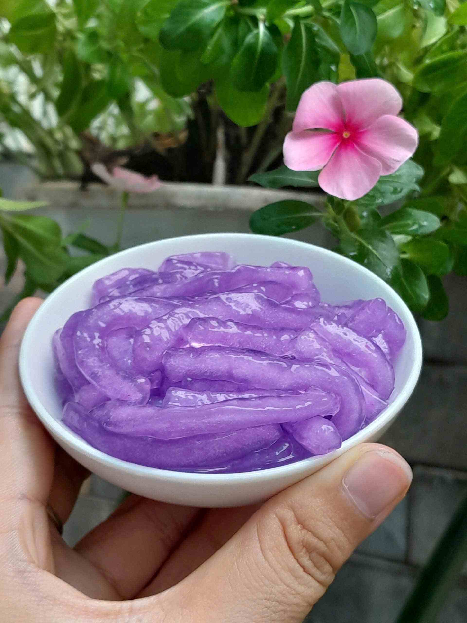 Trân châu Sợi Hương KHOAI MÔN Đặc Biệt Long Phú gói 1kg - Size Sợi Trung - Không có vị ngọt