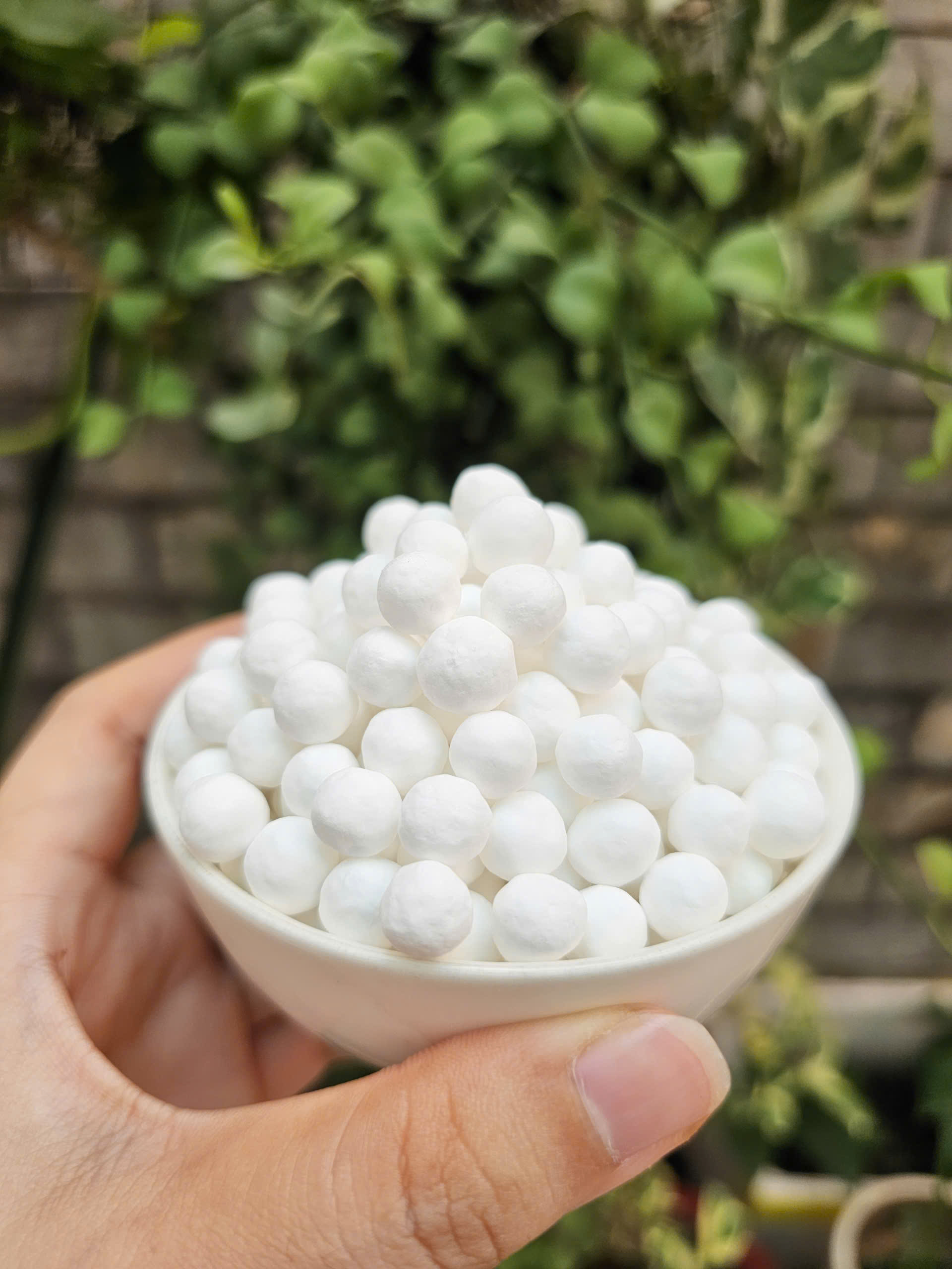 Trân châu TRẮNG THỦY TINH Đặc Biệt Long Phú gói 1kg - Size Trung Truyền thống - Không có vị ngọt