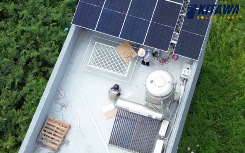 KITAWA lắp điện năng lượng mặt trời 5kW ở Bình Thuận cho hộ gia đình