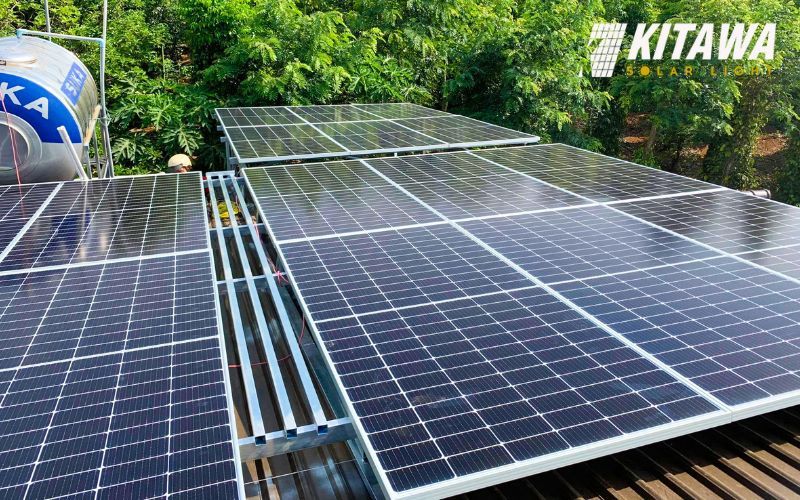 Hoàn thành lắp điện mặt trời áp mái 10kW cho anh Hà ở Quận 10