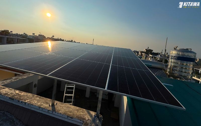 Lắp đặt hệ thống điện mặt trời 5,5kW cho khách hàng tại Gia Lai