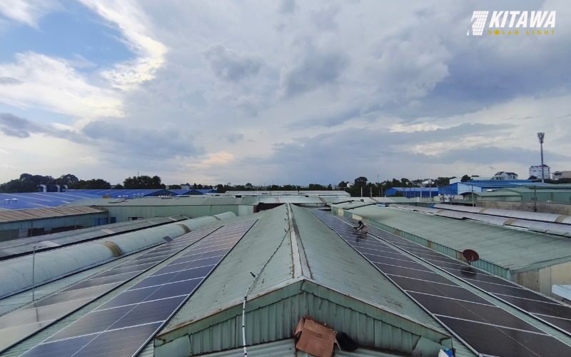 KITAWA hoàn thiện lắp đặt hệ thống điện mặt trời 30kWp Bình Phước