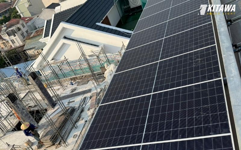 KITAWA lắp điện mặt trời 4kW tiết kiêm điện cho nhà anh Huy