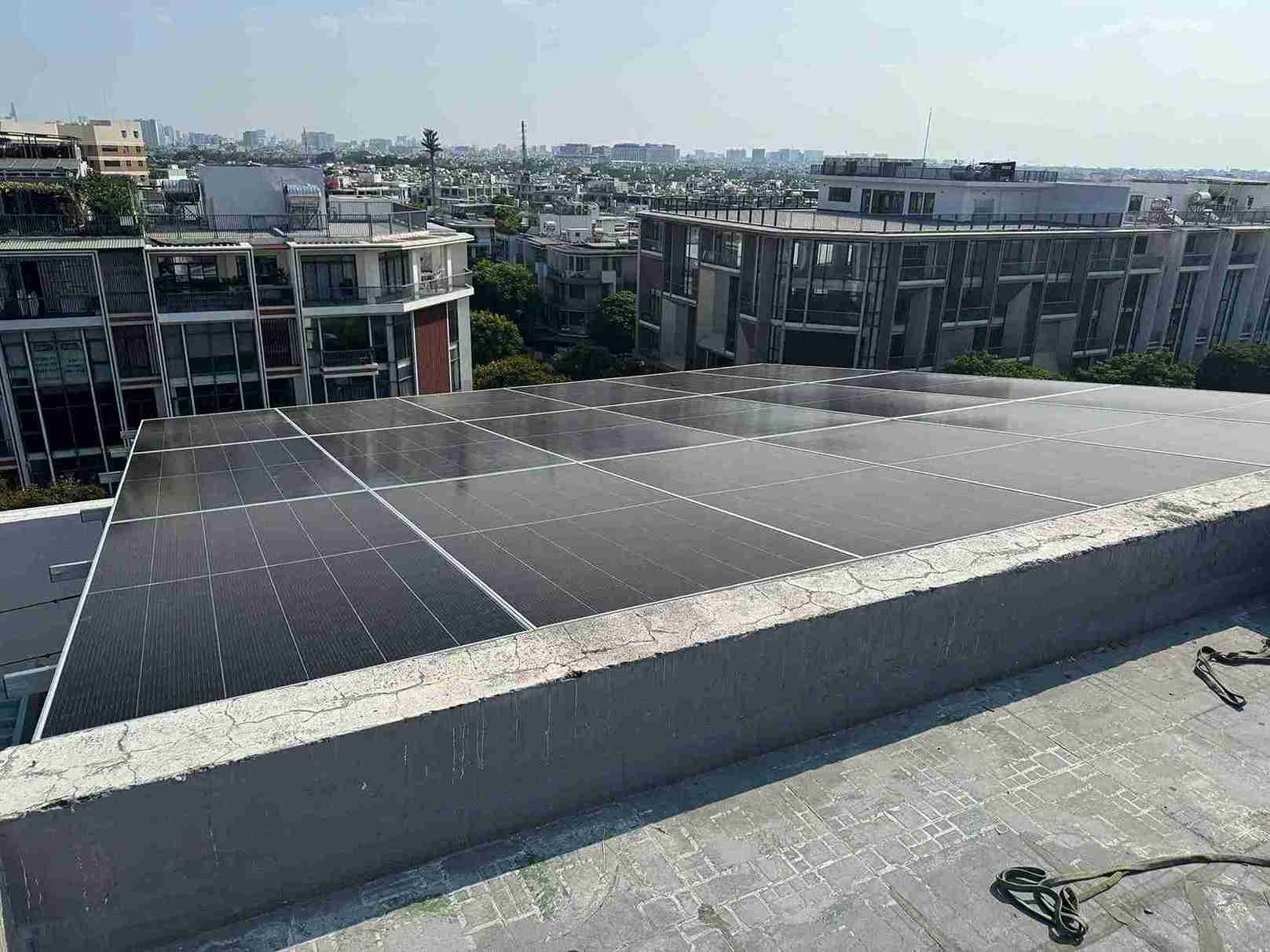 KITAWA lắp hệ thống điện mặt trời 14kW ở khu Vạn Phúc City