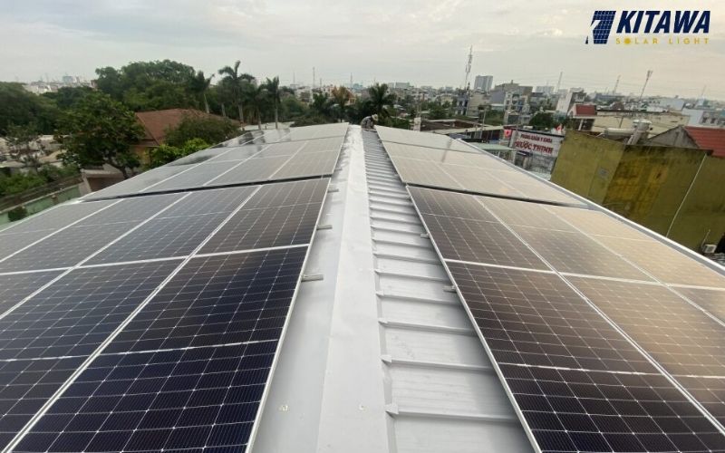 KITAWA lắp hệ thống điện mặt trời 35kW ở Bình Dương