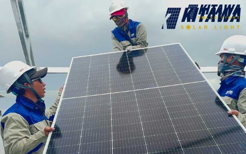 Lắp đặt hệ thống điện mặt trời áp mái 20KW cho Garage của anh Phước tại Quận 12