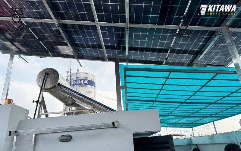 Lắp đặt hệ thống điện mặt trời 5,5kWp cho nhà chú Phú ở Long Xuyên
