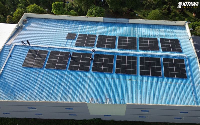 Lắp đặt hệ thống điện mặt trời 90kW để kinh doanh nhà trọ ở Gia Lai
