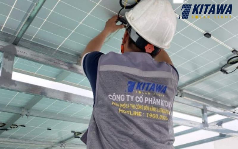 Lắp đặt điện mặt trời áp mái 27kWp cho công ty anh Định