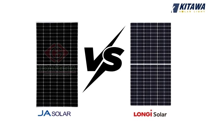 So sánh pin JA và LONGi nên chọn loại nào tốt hơn?