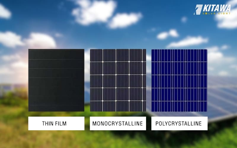 3 loại tấm pin năng lượng trên thị trường hiện nay