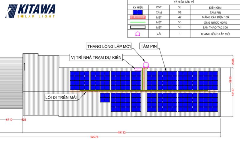 Bản vẽ thiết kế điện năng lượng mặt trời
