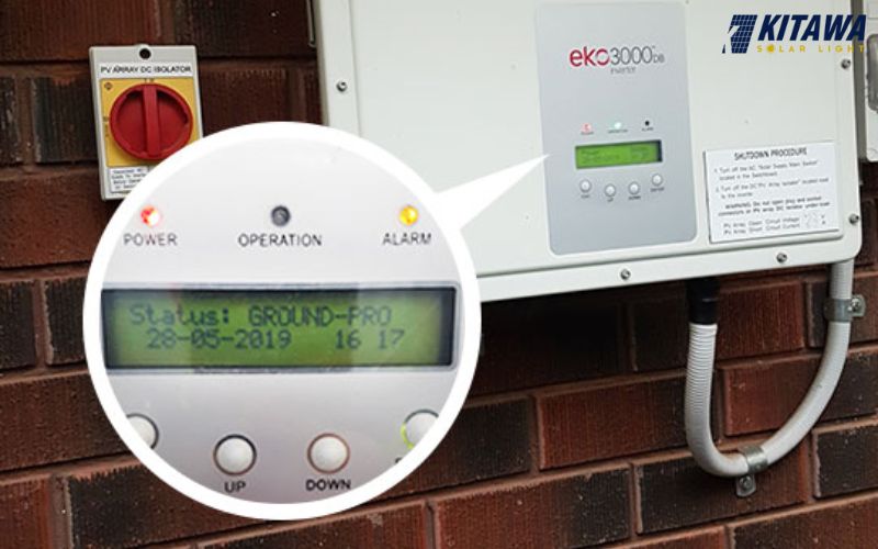 Lỗi inverter hòa lưới điện mặt trời bị quá áp