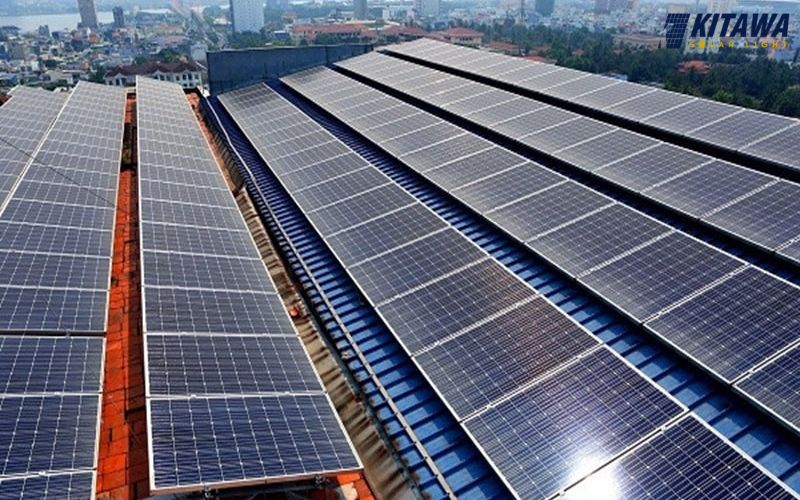 mô hình điện mặt trời áp mái phổ biến