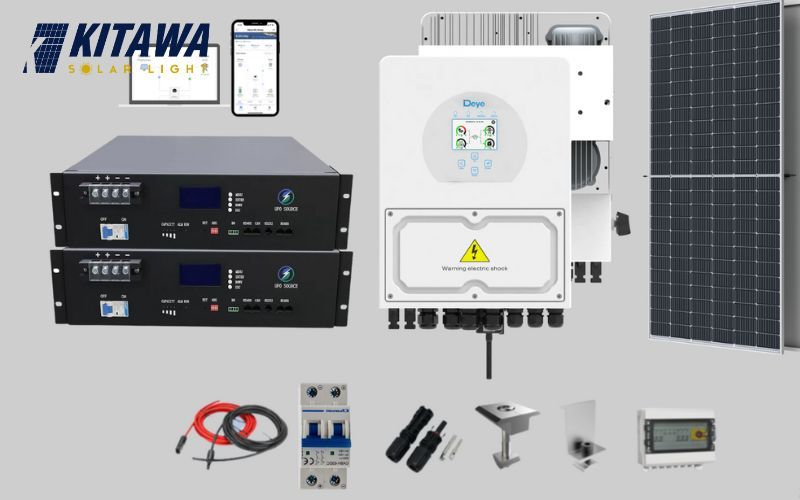 Cấu hình hệ thống điện mặt trời 10kw