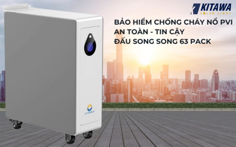Cấu tạo và tính năng nổi bật của pin lưu trữ lithium LVTOPSUN 51.2V 628AH