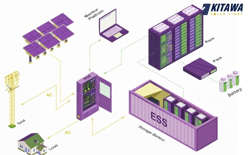 Chuỗi hệ thống lưu trữ năng lượng