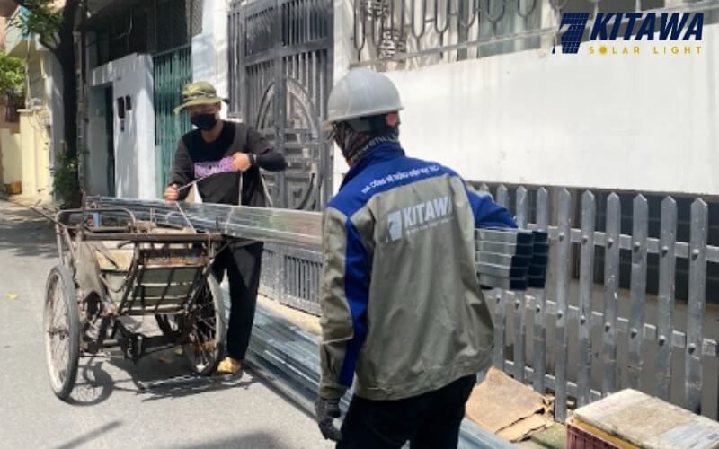 lắp đặt điện mặt trời áp mái 27kWp cho anh Định