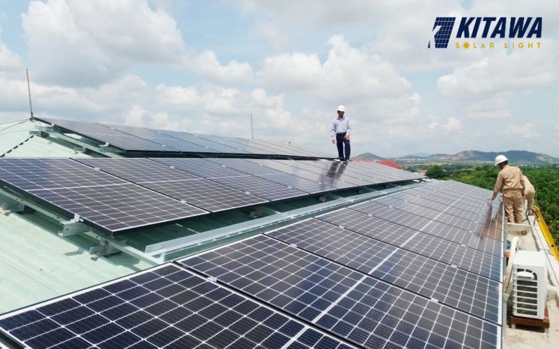 hệ thống điện mặt trời áp mái nhà