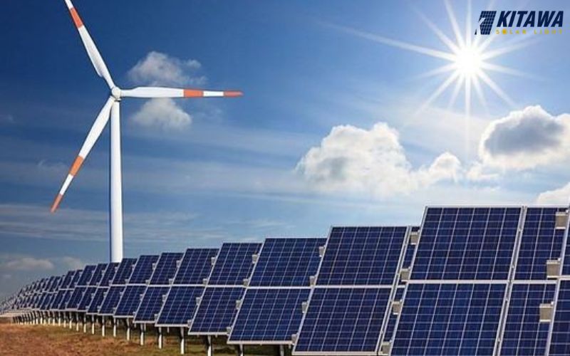 so sánh điện mặt trời và điện gió