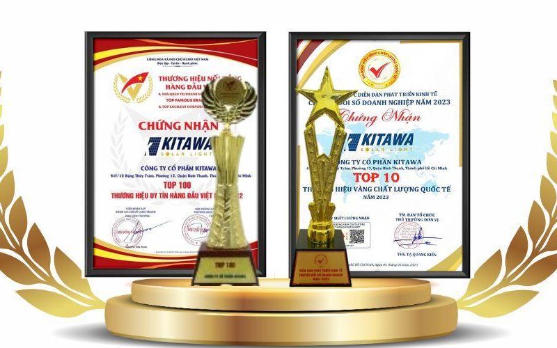 giấy chứng nhận chất lượng thương hiệu KITAWA