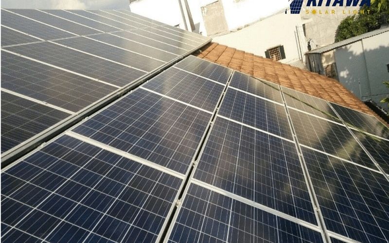 Hoàn thành hệ thống điện mặt trời 20kw cho anh Việt tại Tân Phú