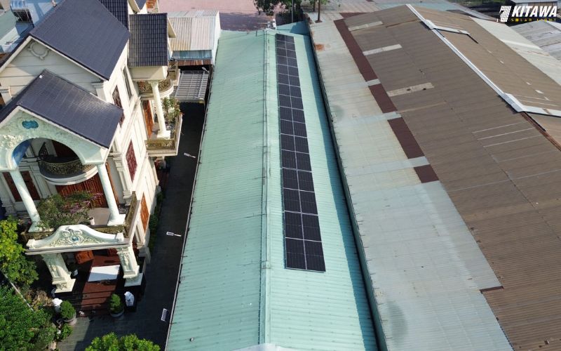 hệ thống điện mặt trời áp mái cho quán Bida tại Quận 7