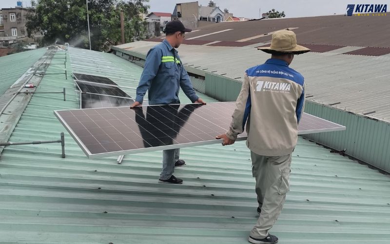 hệ thống điện mặt trời áp mái cho quán Bida tại Quận 7