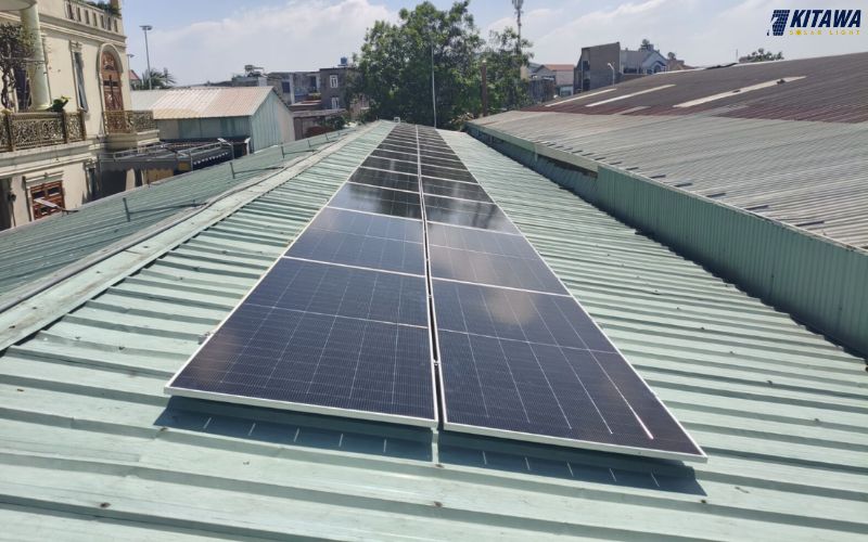 hệ thống điện mặt trời áp mái cho quán Bida tại Quận 7