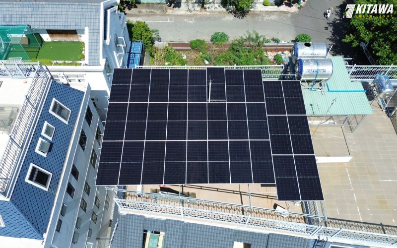 lắp đặt hệ thống điện mặt trời 15kw 3 pha