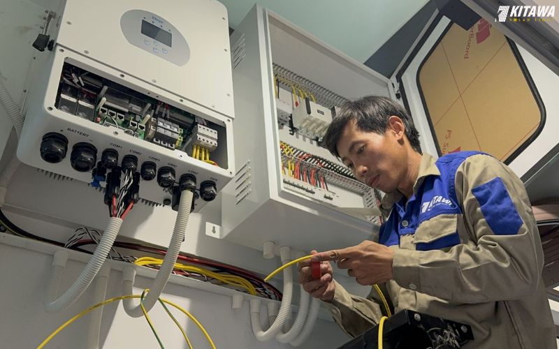 lắp đặt hệ thống điện mặt trời 6kW