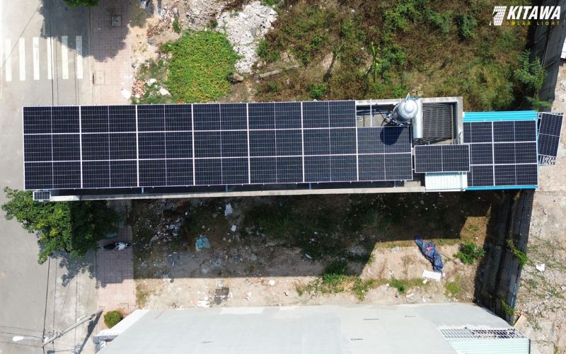 hệ thống điện mặt trời 8kw hybrid tại gia lai