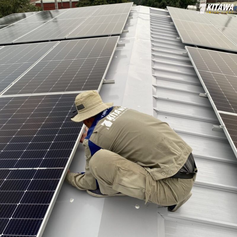 hệ thống điện mặt trời 30kW cho nhà máy