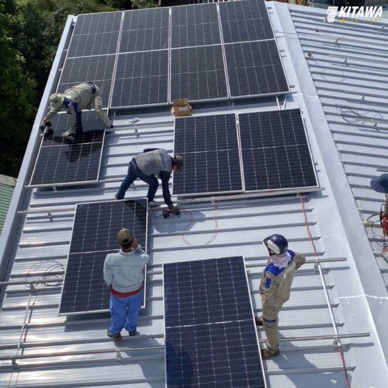 hệ thống điện mặt trời 30kW cho nhà máy