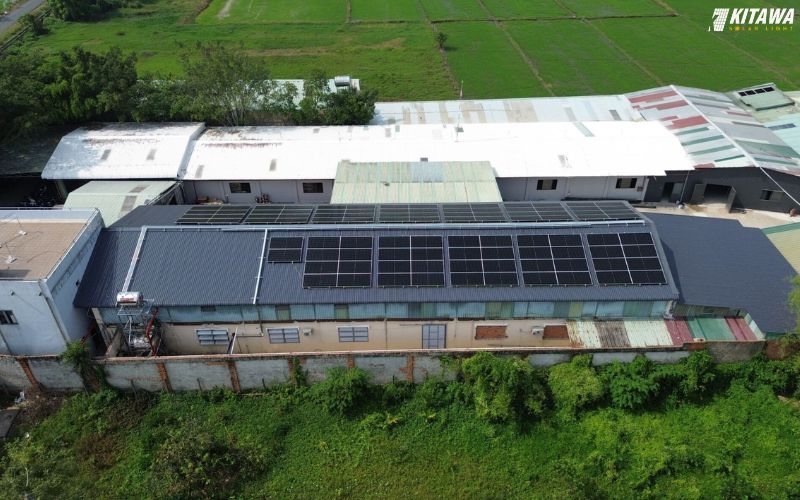 hệ thống điện năng lượng mặt trời hòa lưới 65kW