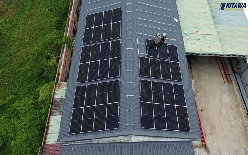 hệ thống điện năng lượng mặt trời hòa lưới 65kW