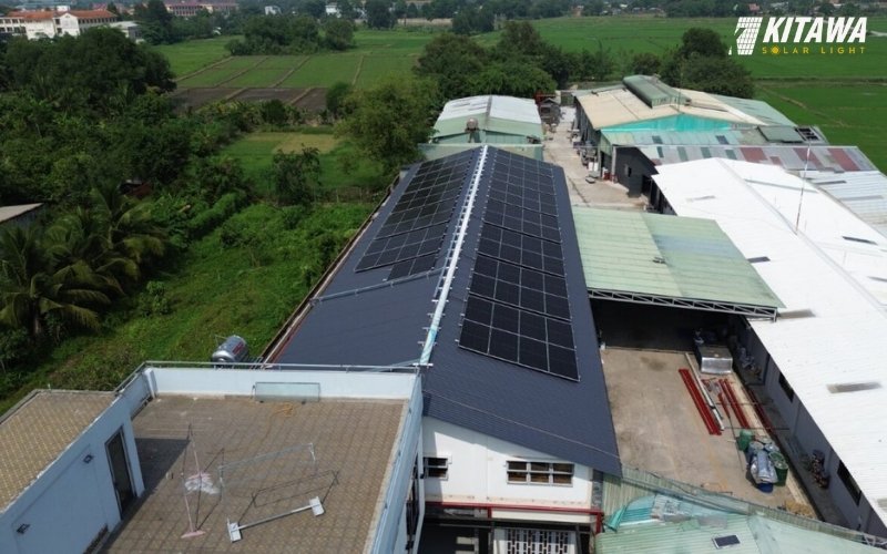 Hiệu quả sau khi lắp hệ thống điện mặt trời 60kW