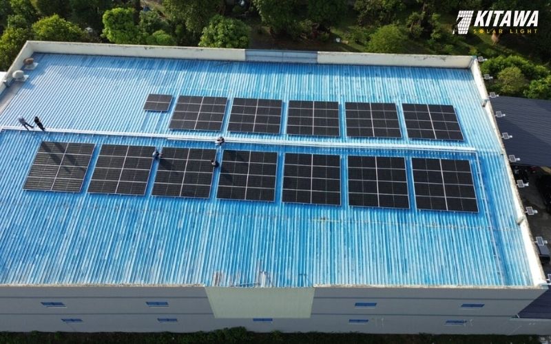 Hiệu quả thực tế sau khi lắp đặt điện năng lượng mặt trời 45kW